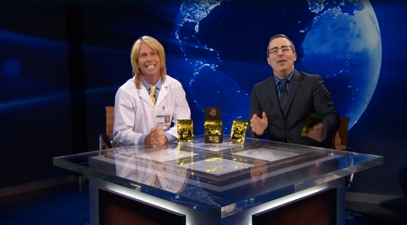 Jack McBrayer, John Oliver (Screenshot: HBO)